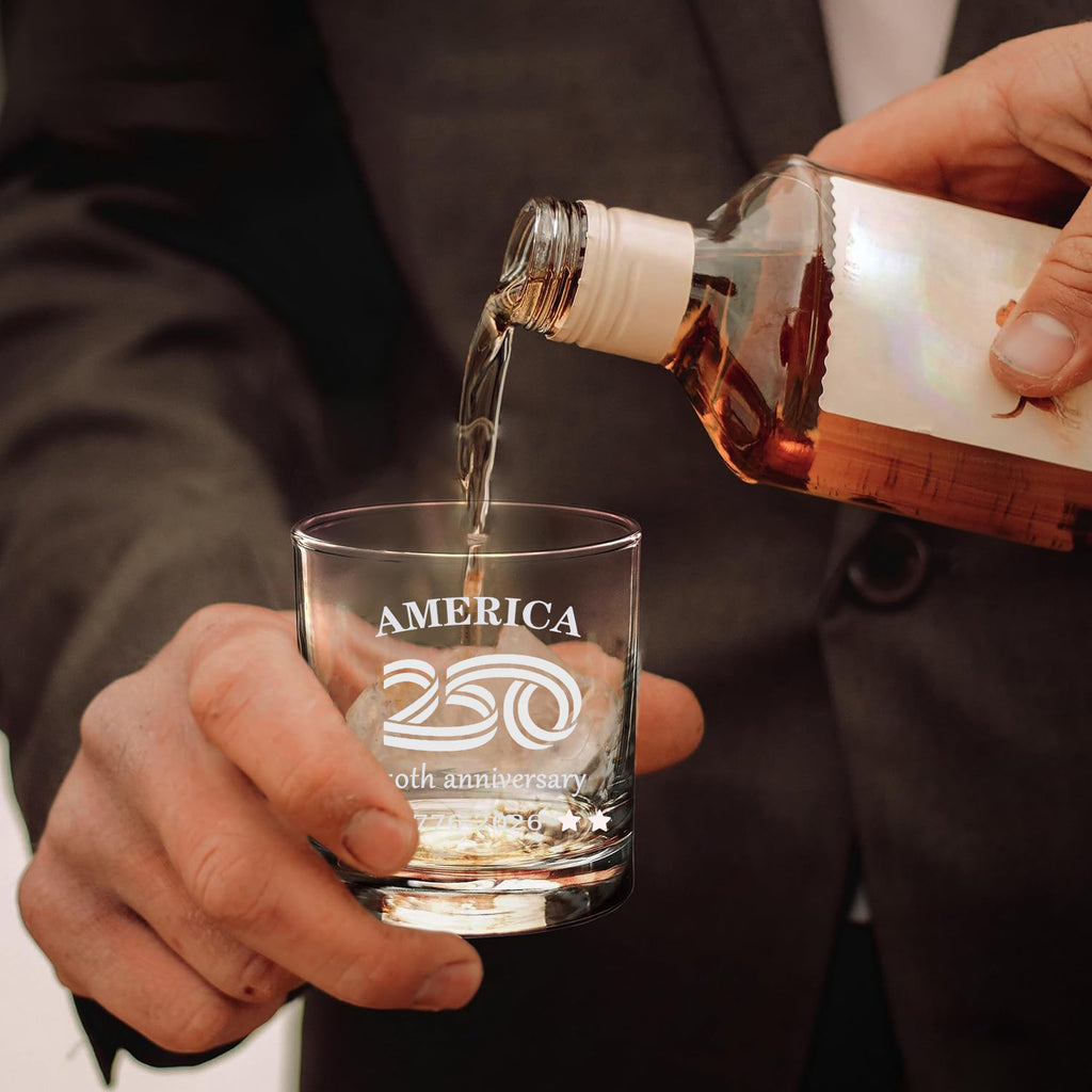 USA 250Th Anniversary Whiskey Glasses