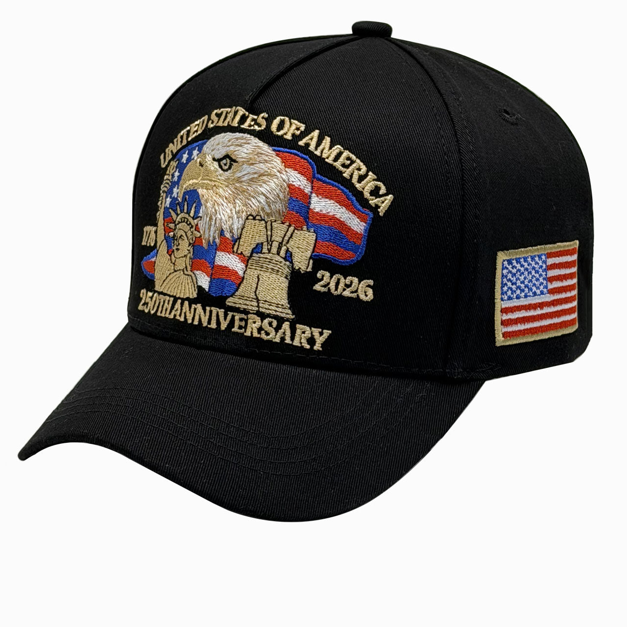 1776-2026 USA 250th Anniversary Baseball Cap For Patriots
