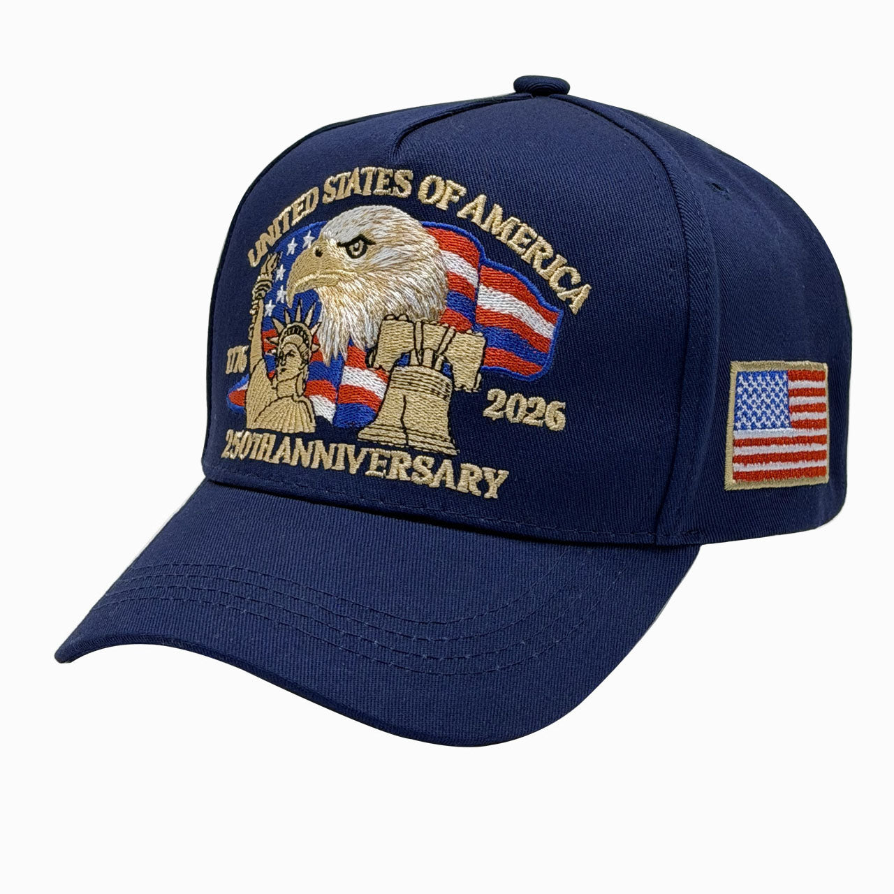 1776-2026 USA 250th Anniversary Baseball Cap For Patriots