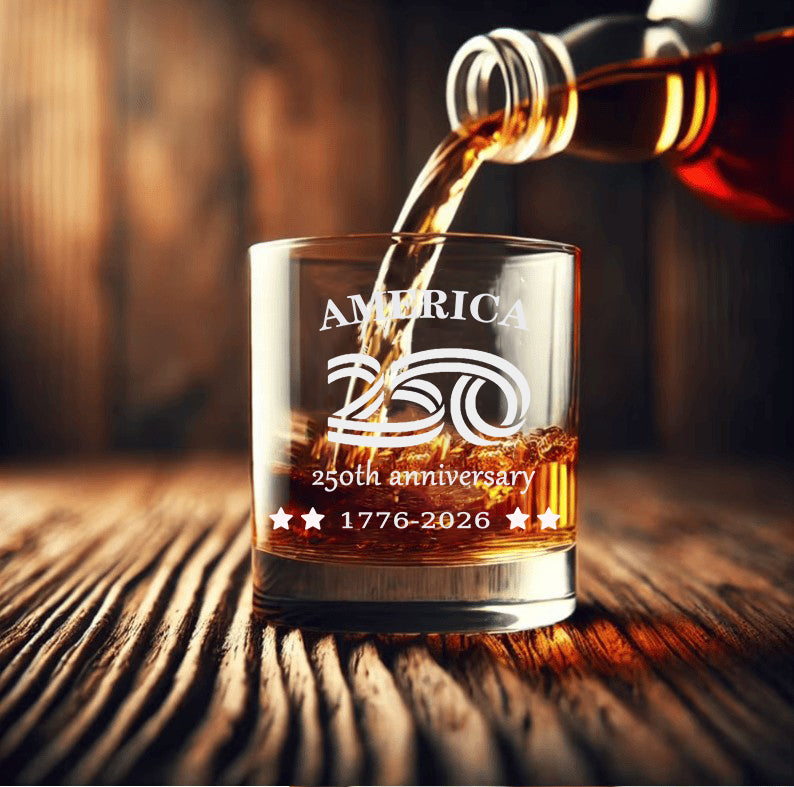 USA 250Th Anniversary Whiskey Glasses